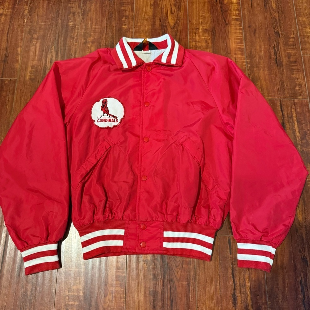 Vintage Pla-Jac By Dunbrooke St. Louis Cardinals Jacket Size Boys XL 18-20 Good!